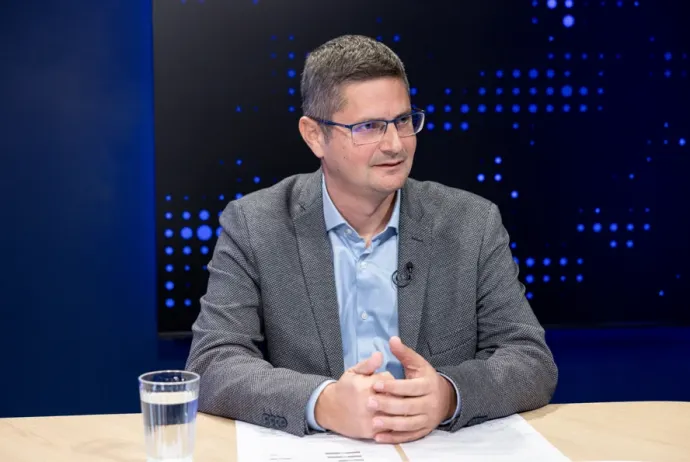 Bíró-Nagy András politológus, a Policy Solutions igazgatója – Fotó: Ivándi-Szabó Balázs