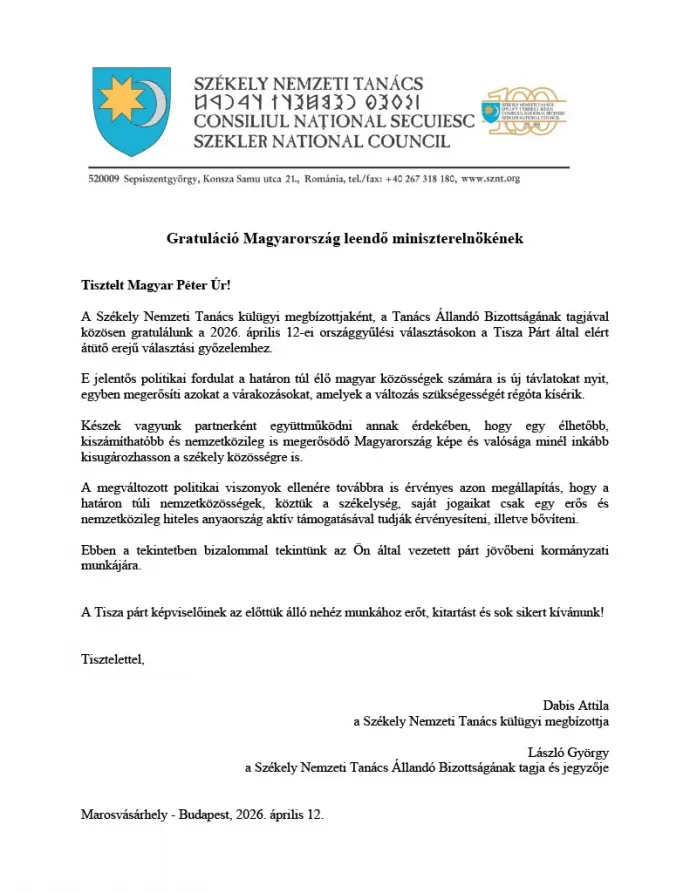 A Dabis Attila és László György által közzétett nyílt levél Magyar Péternek – Forrsás: Dabis Attila Facebook-oldala