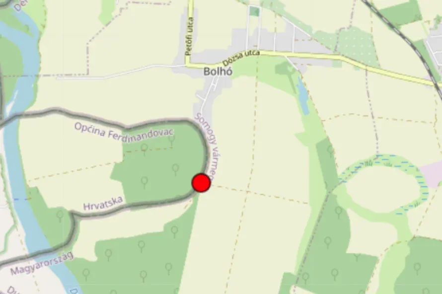 Kisebb földrengés volt a horvát-magyar határnál