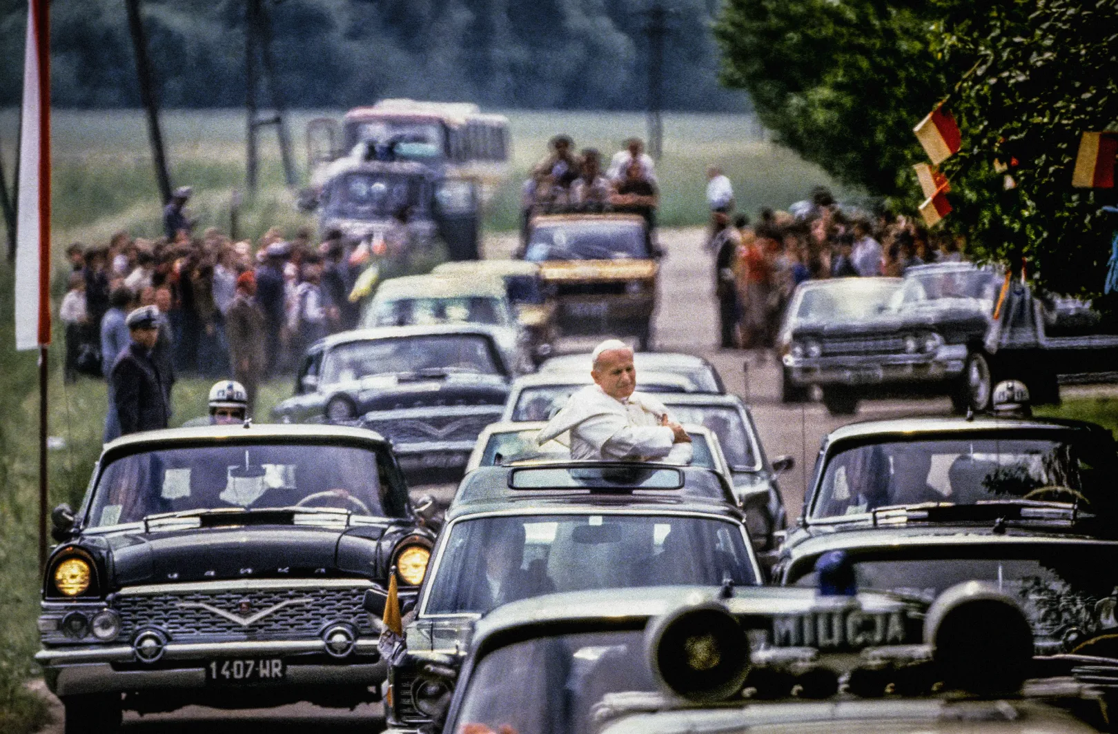 Wadowice, 1979. június 7., II. János Pál pápa első lengyelországi látogatása – Fotó: Chris Niedenthal