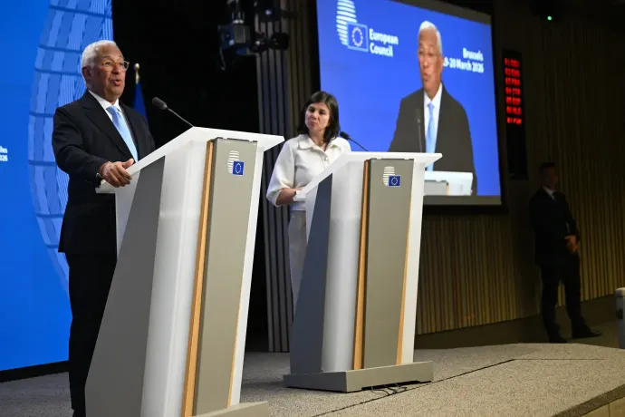 António Costa's press conference on March 20, 2026 – Photo: Dursun Aydemir / Anadolu / AFP