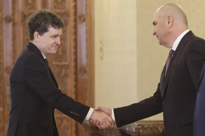 Nicușor Dan államfő és Ilie Bolojan kormányfő a Cotroceni-palotában – Fotó: Octav Ganea / Inquam Photos