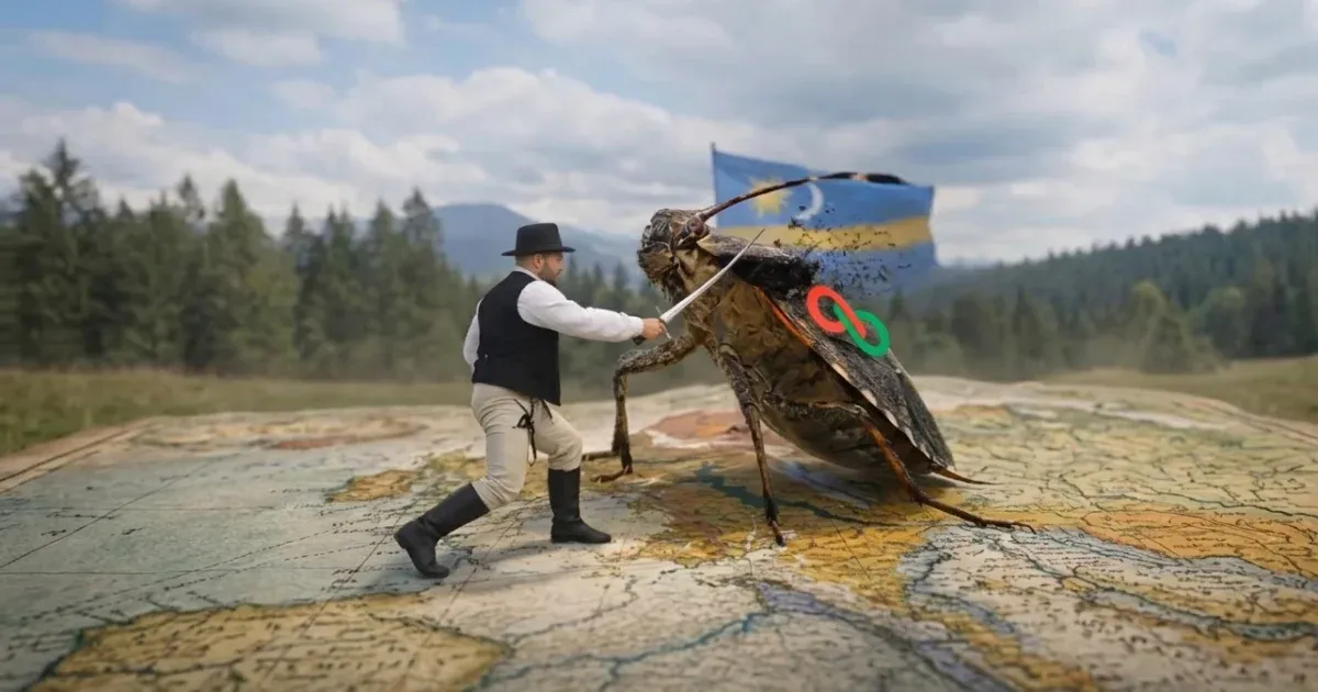 Háromszéki újságíró AI-videóban kaszabolta le a Tisza logós poloskát a székely...