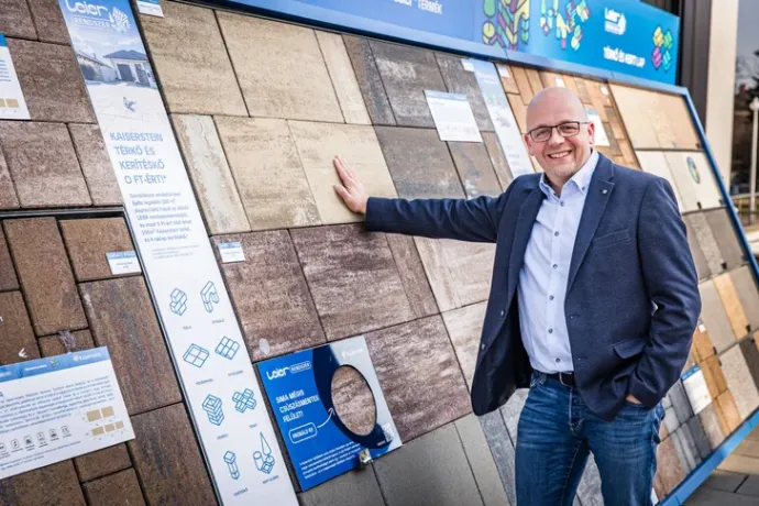 Komlós Andor ügyvezető, fotó: Leier