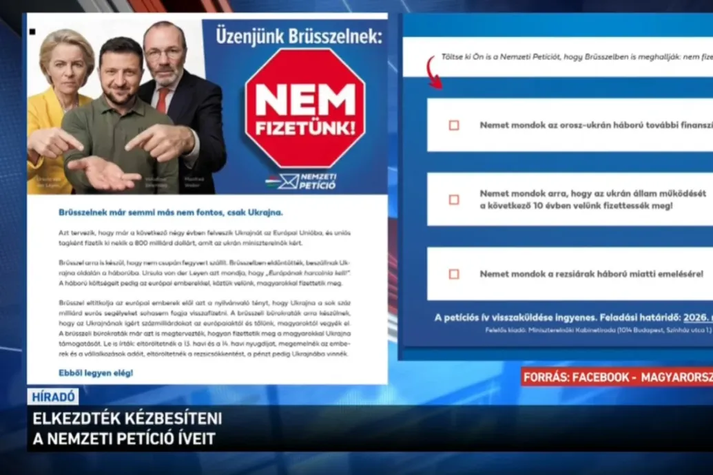 Ismét eljárás indult a közmédia ellen, most azért, mert a nemzeti petíciót reklámozták