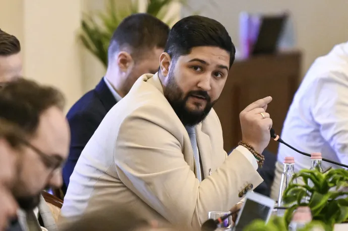 Radics Béla, a Fidesz–KDNP képviselője felszólal a Fővárosi Közgyűlés ülésén a Városháza dísztermében 2026. február 25-én – Fotó: Purger Tamás / MTI