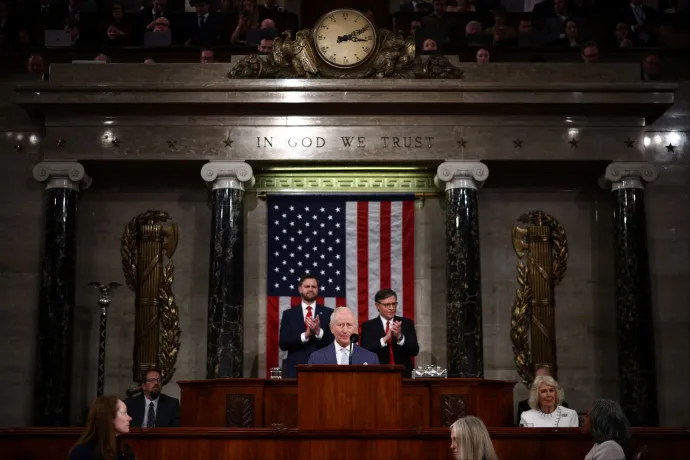 III. Károly az Egyesült Államok és Nagy-Britannia erős szövetségéről beszélt az amerikai képviselőházban