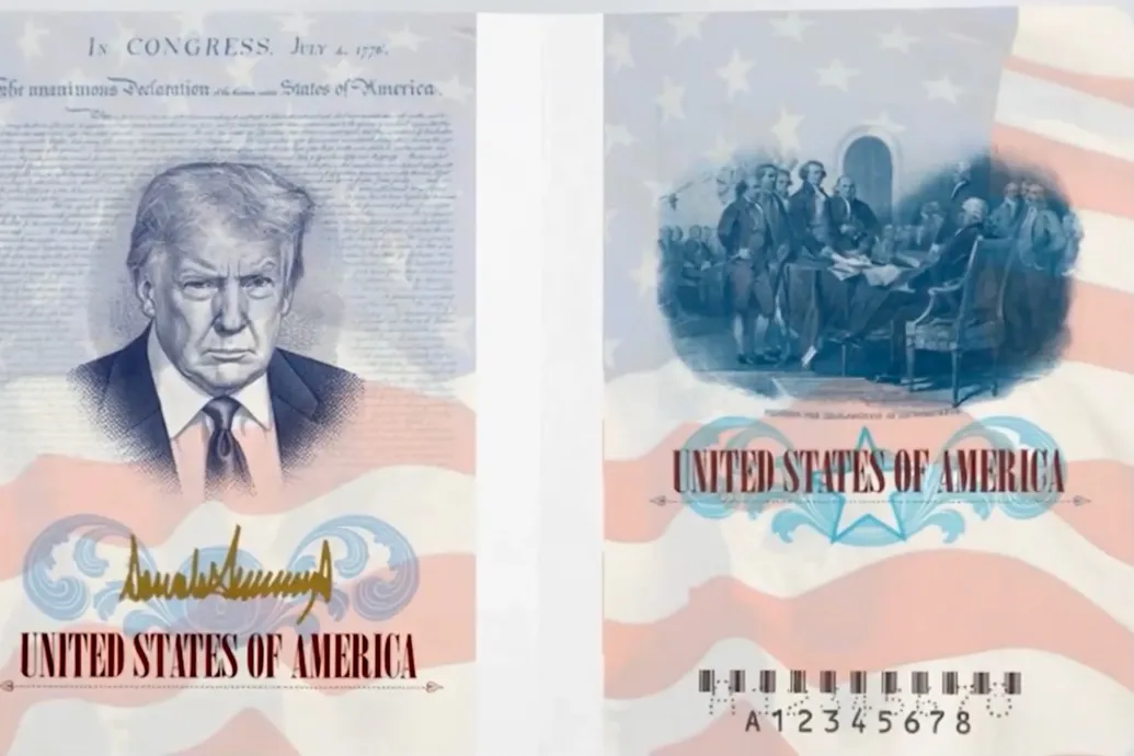 Az USA 250 születésnapjára hivatkozva az amerikai útlevelekbe is bekerül Donald Trump arcképe