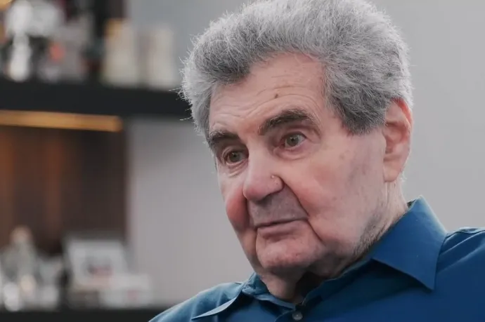 Domján Sándor az M5 Újvilági portrék műsorában – Forrás: M5