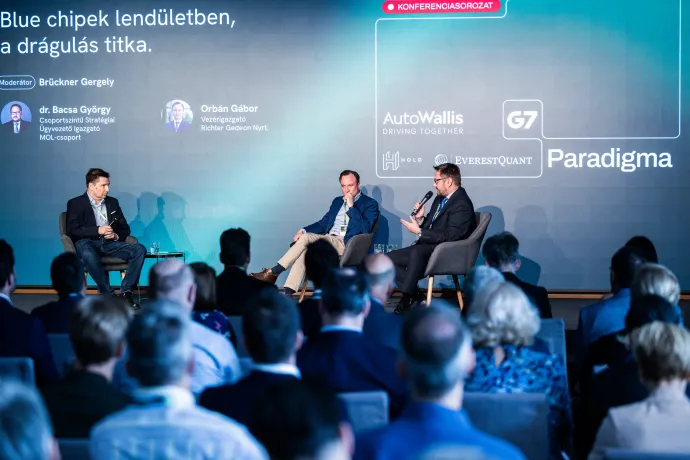 A blue chip kerekasztal és Müllner Zsolt előadása – Fotó: Stiller Ákos