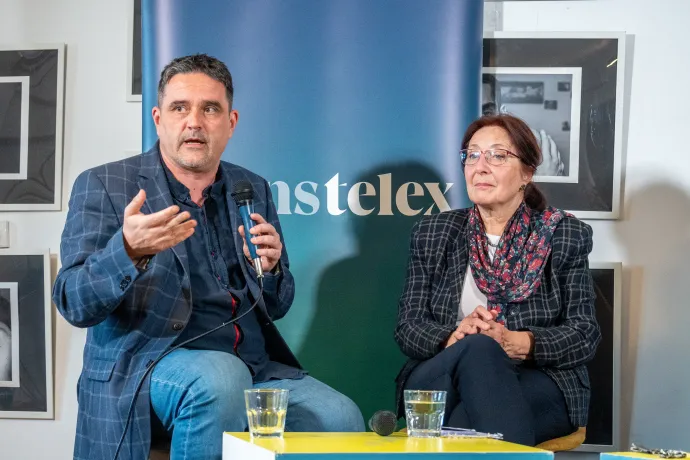 Kiss Tamás, szociológus és Smaranda Enache, emberjogi aktivista – Fotó: Tamás Zsófia / Transtelex