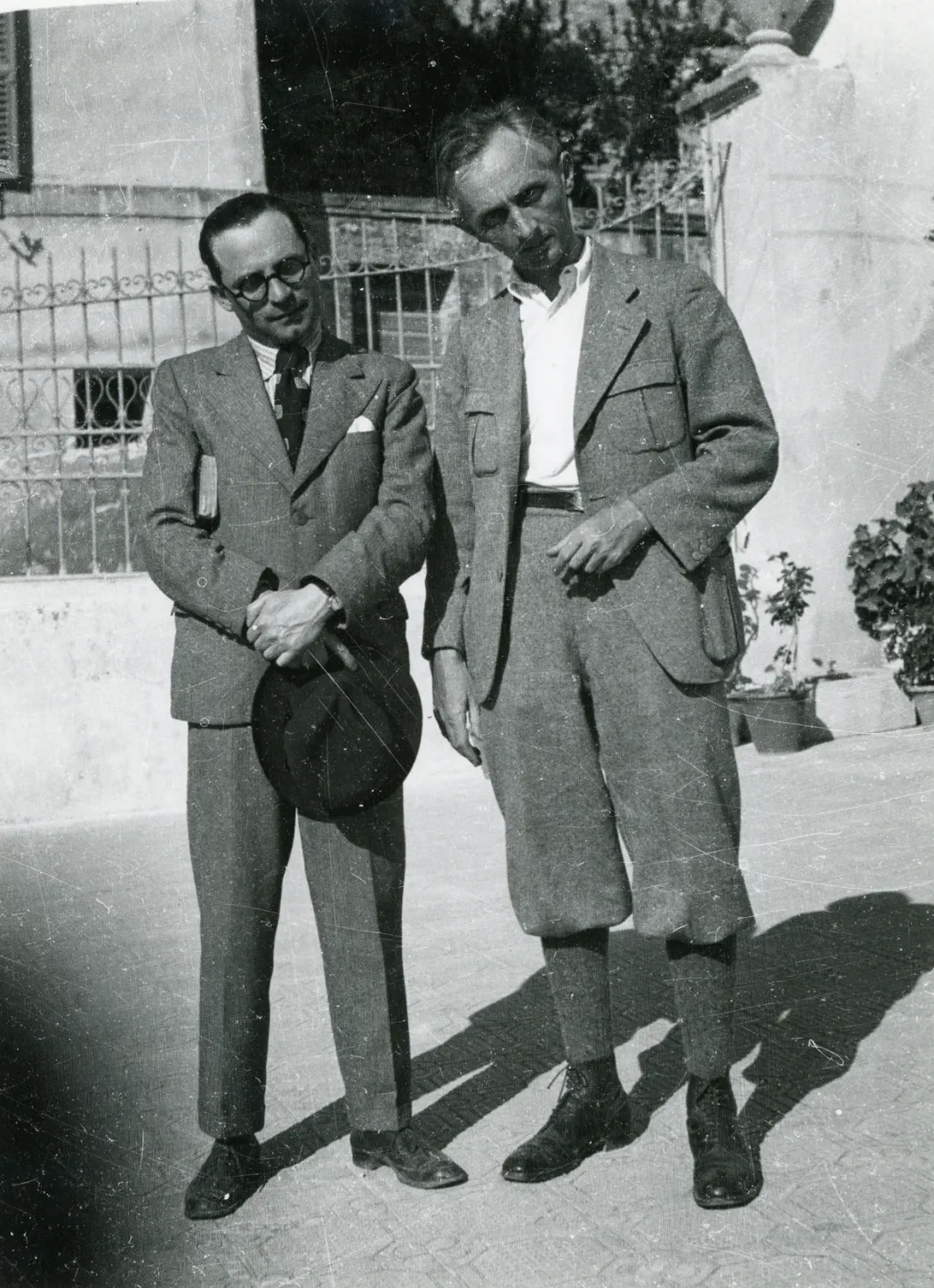 Szerb Antal és Kerényi Károly Rómában, 1935-ben – Fotó: Amerigo Tot / MNMKK Petőfi Irodalmi Múzeum