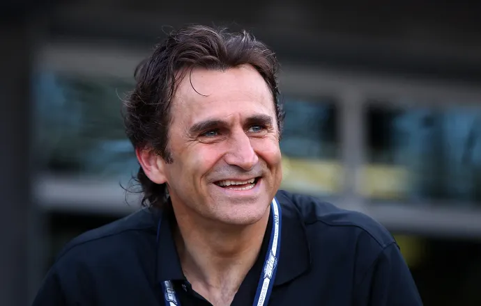 Alex Zanardi a Target Honda Reynard bemutatóján 2013-ban – Fotó: Jonathan Ferrey / AFP