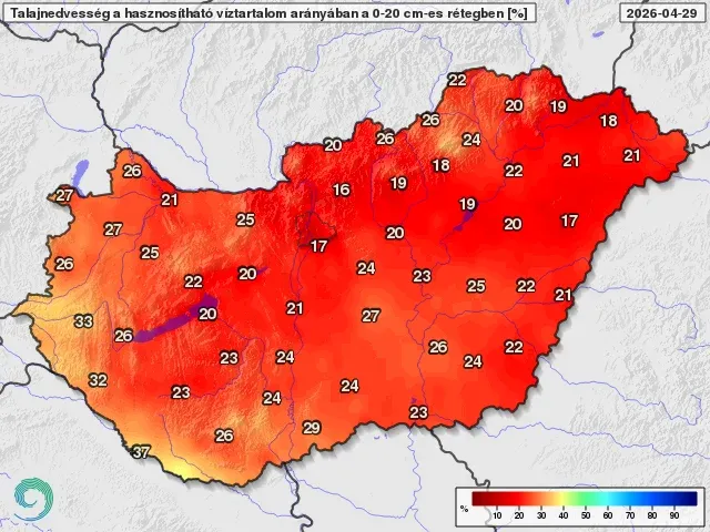 Forrás: HungaroMet
