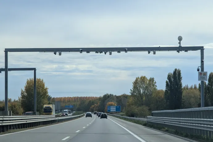 Útdíjellenőrző kapu az M5-ös autópályán – Fotó: Mammuth / Getty Images