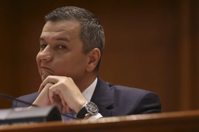 Sorin Grindeanu a bizalmatlansági vitán – Fotó: George Calin /Inquam Photos