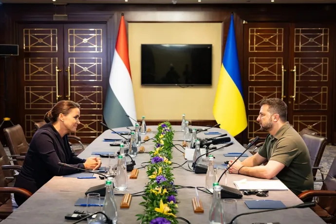 Novák Katalin és Zelenszkij találkozója 2023 augusztusában – Forrás: Novák Katalin / Facebook