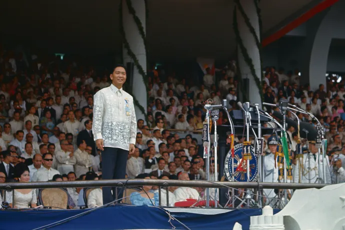 Ferdinand Marcos 1965-ös beiktatásakor – Fotó: Bettmann / Getty Images