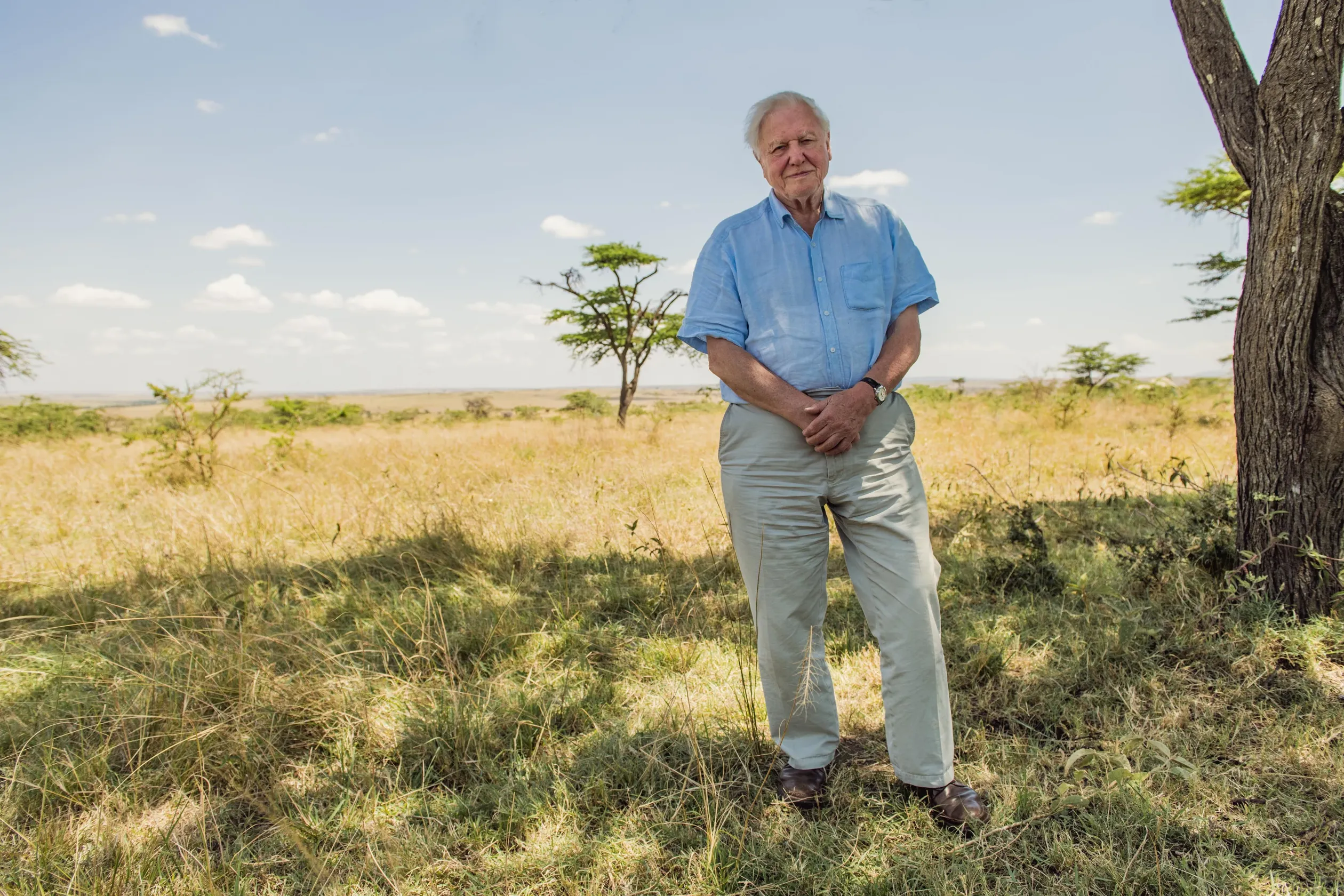Egy kenyai forgatáson – Fotó: Conor McDonnell / WWF-UK / Netflix