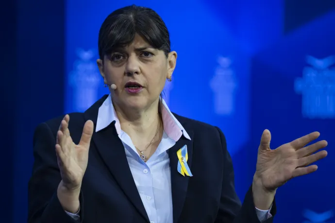 Laura Codruța Kövesi európai főügyész – Fotó: Aris Messinis / AFP
