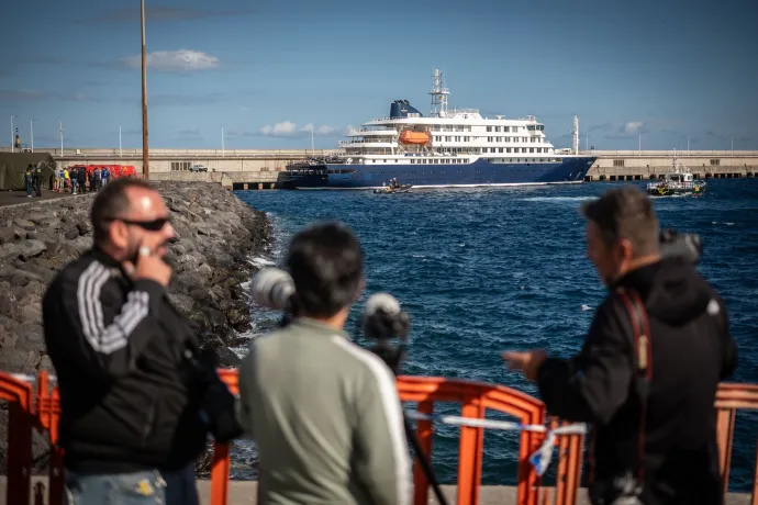 Az MV Hondius Tenerifén – Fotó: Andres Gutierrez / AFP