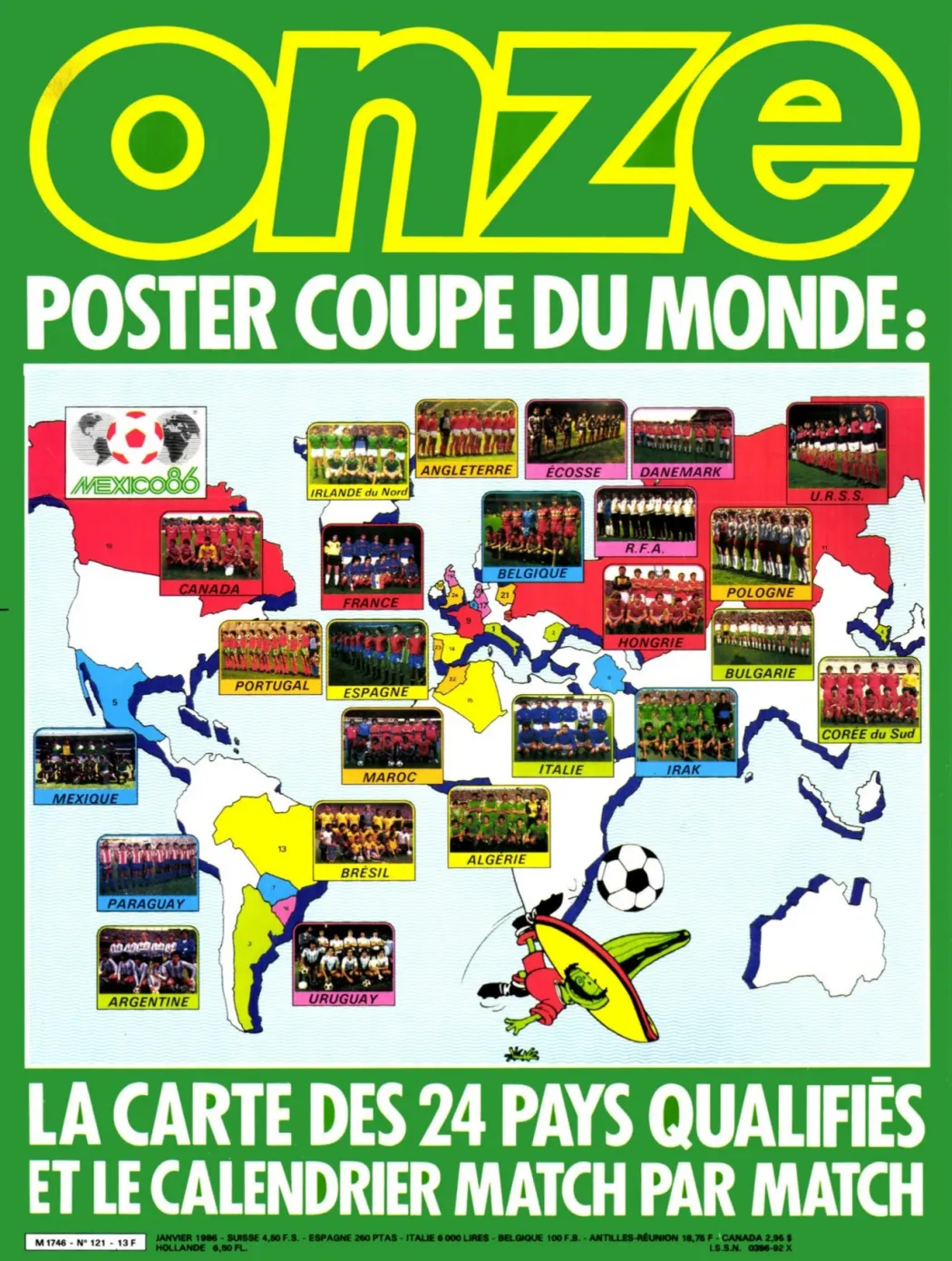 Az Onze francia sportmagazin borítója a mexikói vb előtt – Forrás: Fábián Titusz gyűjteménye