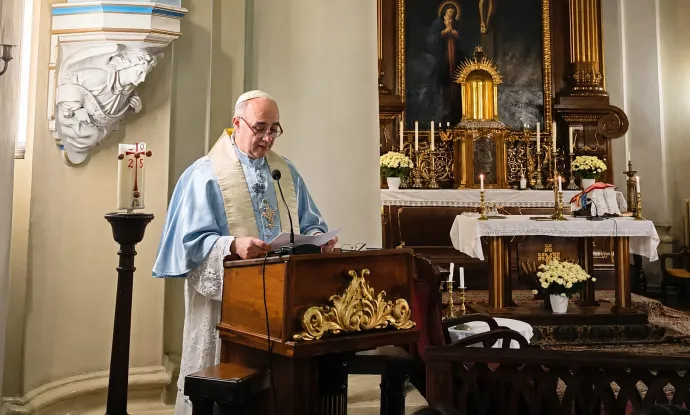 Fejes Rudolf Anzelm apát – Fotó: Váradhegyfoki Premontrei Prépostság / Facebook