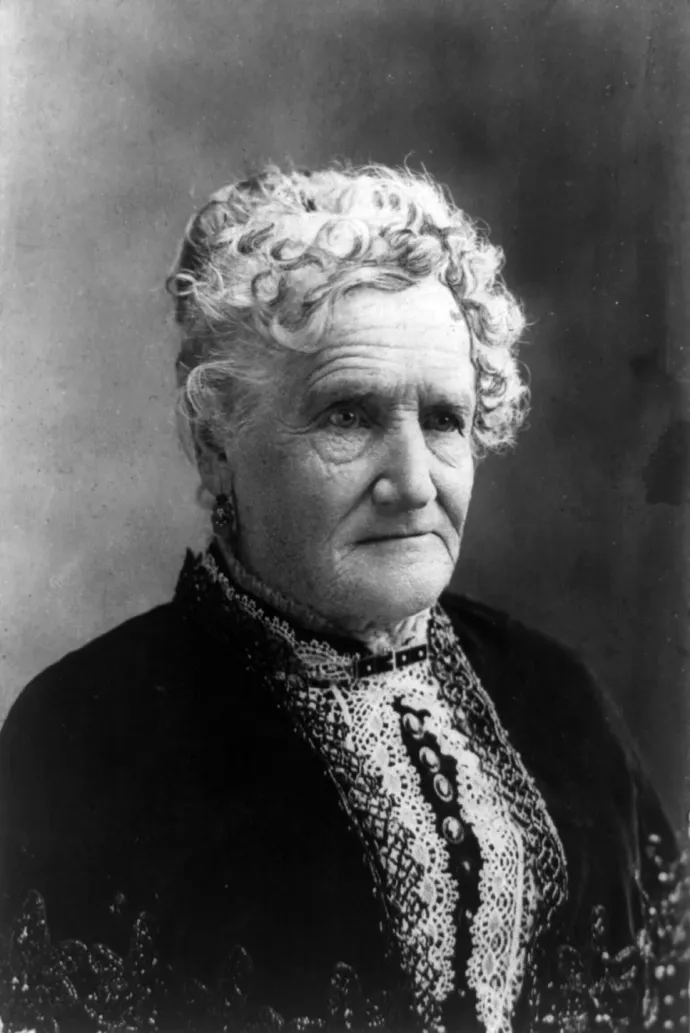 Esther Morris az Amerikai Egyesült Államok első női békebírója – Fotó: Library Of Congress