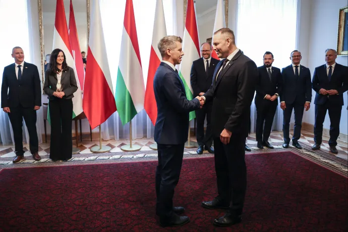Magyar Péter a lengyel államfővel is megbeszélést folytatott gazdasági együttműködésről és regionális biztonsági kérdésekről
