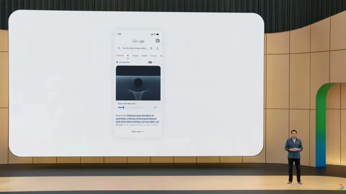 A kódoló ügynök MI-k bemutatója – Fotó: Google