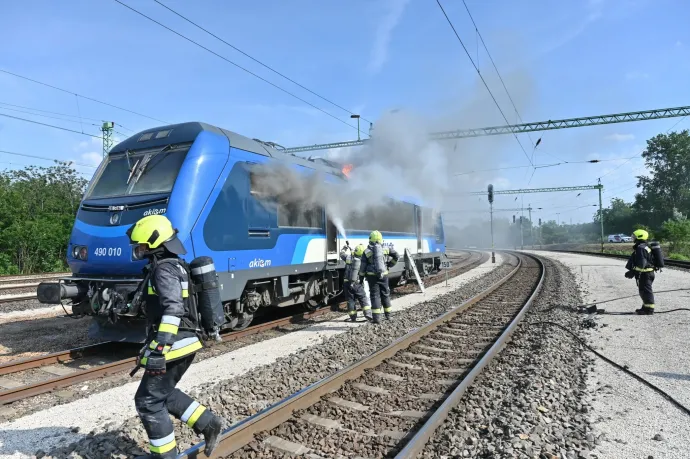 Soron kívüli átvizsgálást rendeltek el a MÁV-nál a kelenföldi mozdonytűz után
