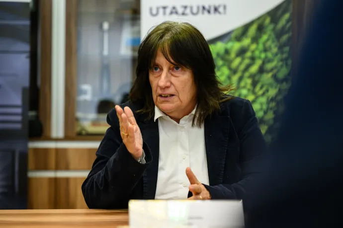 Hajnal Gabriella, a Klebelsberg Központ elnöke – Fotó: MTI/Vasvári Tamás