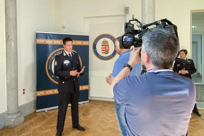 Csupor Dávid a sajtótájékoztatón – Fotó: Mizsur András / Telex