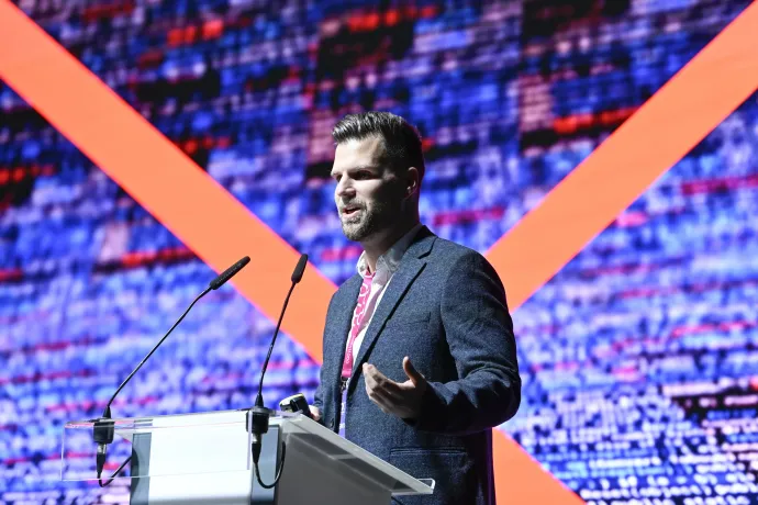 Both András, a Digitális Magyarország Ügynökség vezérigazgatója előadást tart a TECHXPO 2024 – Technológia, ami összeköt című konferencián a Millenárison 2024. november 21-én – Fotó: Kovács Tamás / MTI