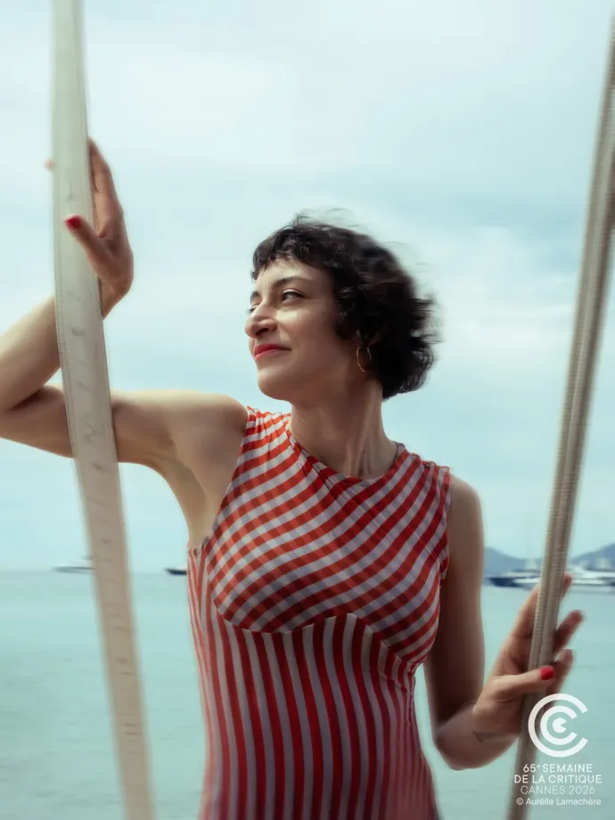 Kreif Zsuzsanna Cannes-ban – Fotó: Aurélie Lamachèr / Semaine de la Critique / Cannes Film Festival