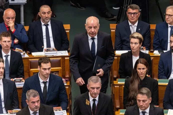 Sulyok Tamás köztársasági elnök az új Országgyűlés alakuló ülésén, az Országházban, 2026. május 9-én – Fotó: Bődey János / Telex