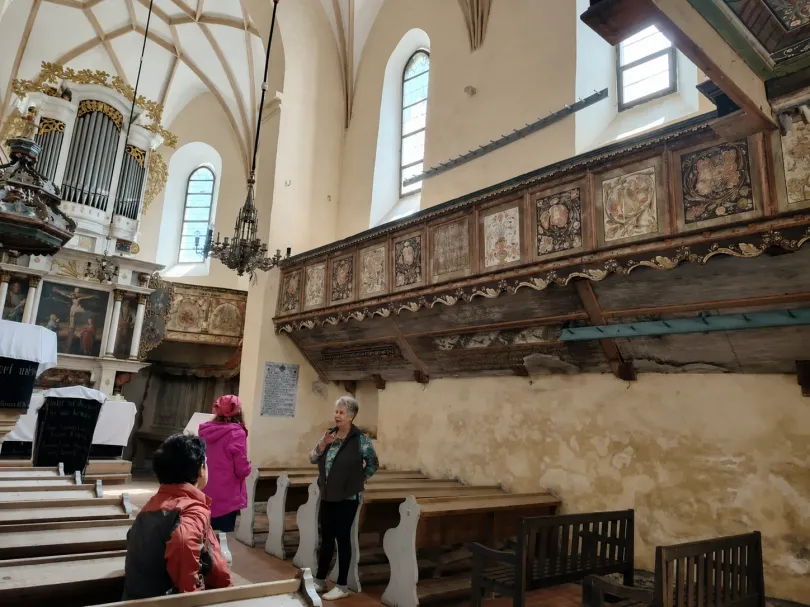 Megnéztük a miklóstelki templomot – Fotó: a szerző archívuma