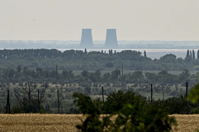 A Roszatom szerint ukrán drón csapódott a zaporizzsjai atomerőműbe