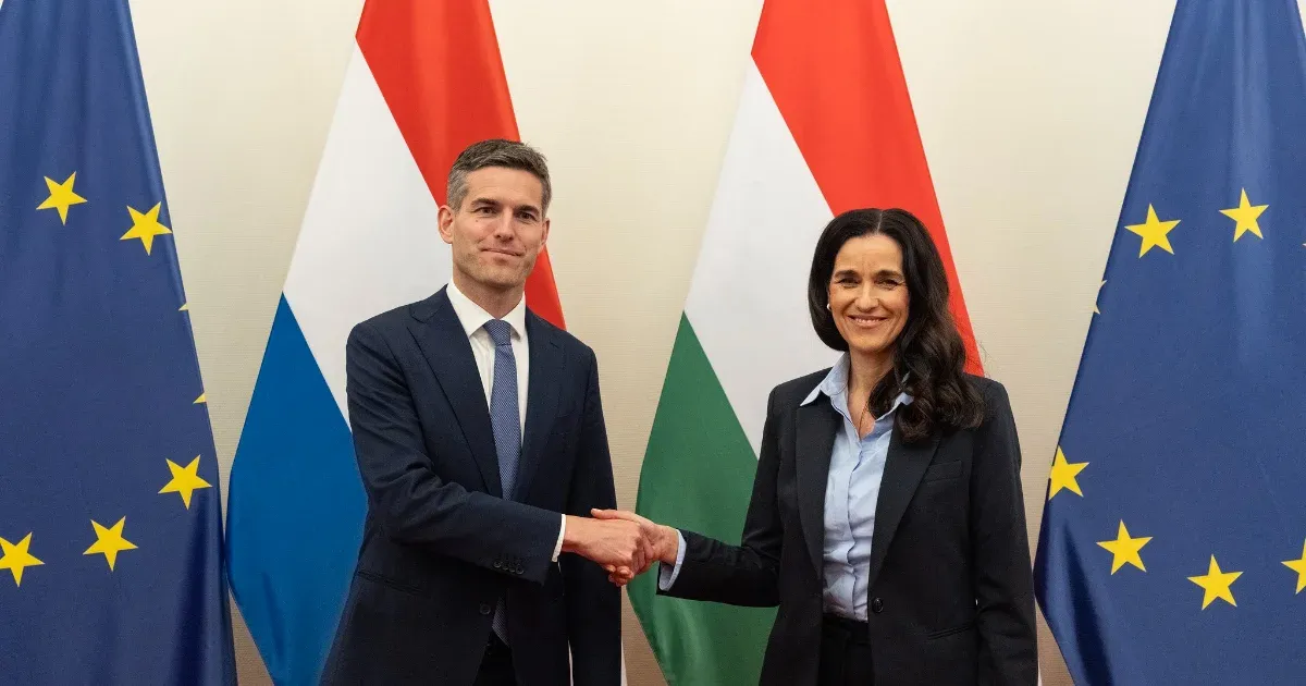 Orbán Anita először fogadta a holland külügyminisztert.