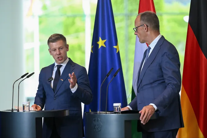 Német kancellár Magyar Péternek: Bebizonyította, hogy az inga nem csak az autoriter, illiberális irányba leng