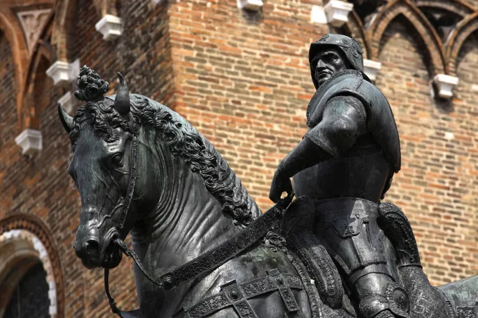 Colleoni lovas szobra Velencében – Fotó: Mayall / ullstein bild / Getty Images