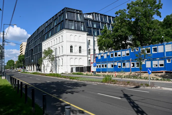 Az épülő Dürer Park, 2024 májusában – Fotó: Bődey János / Telex