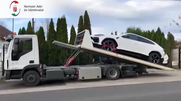 Lefoglalt Lamborghini – Forrás: NAV