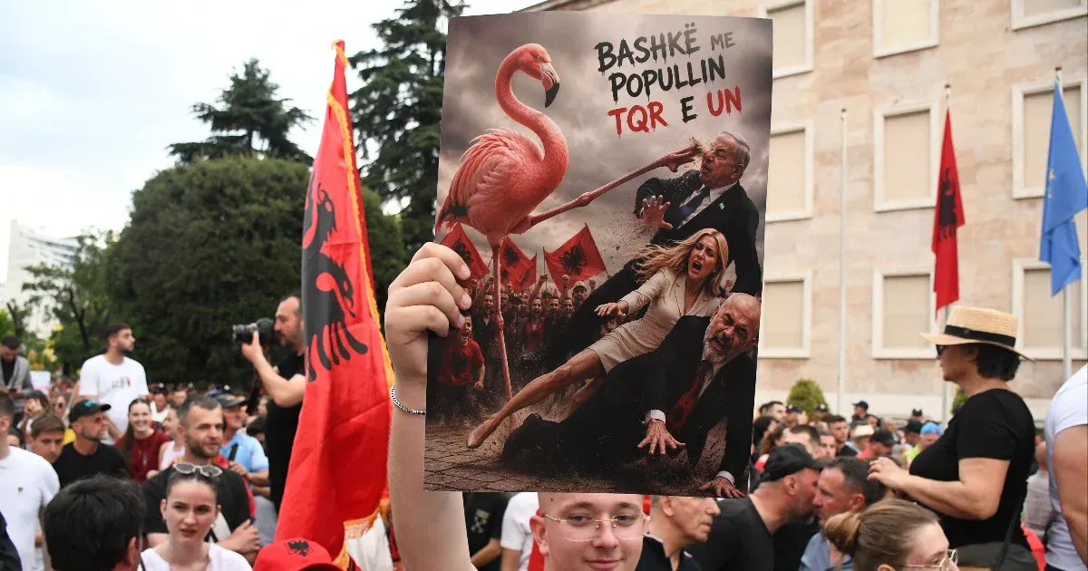 Albániai tiltakozások a Kushner-féle luxusüdülő ellen: A flamingók védelmében Albániai tiltakozások a Kushner-féle luxusüdülő ellen: A flamingók védelmében