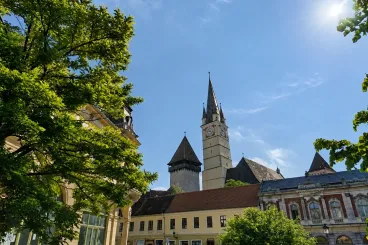 Via Transilvanica: Medgyes óratornya alatt az időről is leszakadtunk