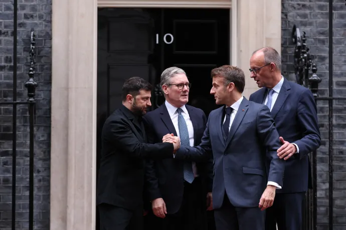 Zelenszkij Londonban tárgyal a brit kormányfővel, a francia elnökkel és a német kancellárral