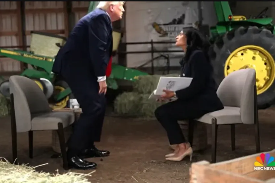 Trump félbeszakította az NBC-nek adott interjúját: Ön vagy aljas, vagy hülye