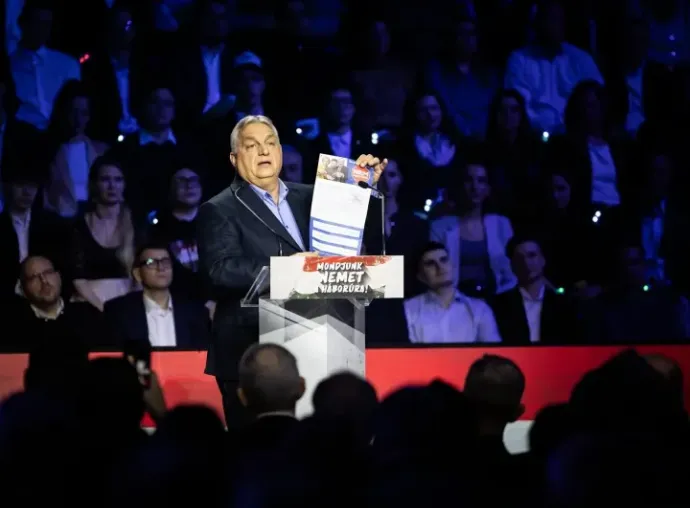 The Fidesz campaign’s focus was on the war Source: Orbán Viktor / Facebook