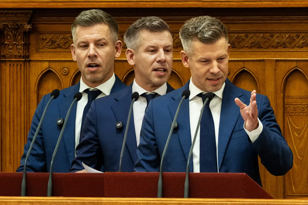 Magyar Péter felszólalásával kezdődik a mai parlamenti ülés 