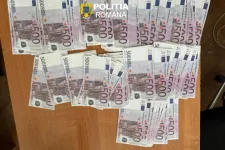 Több mint félmillió eurónyi hamis bankjegyet foglaltak le a rendőrök Szatmárnémetiben